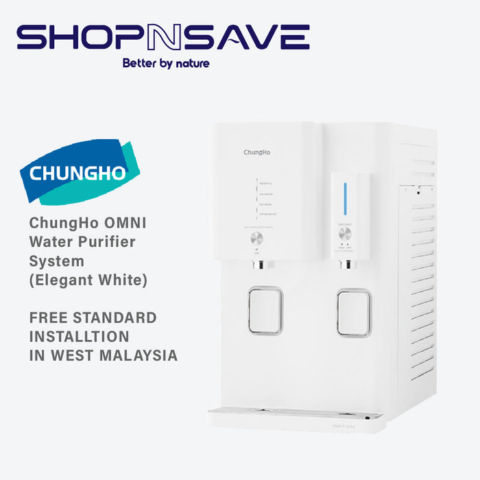 ChungHo Water Purifier OMNI (WHITE) Hot Cold Ambient Water Dispenser