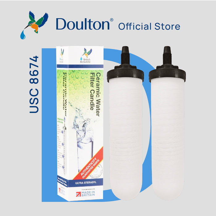 (2PC) Doulton® Ultra Sterasyl (USC 8674) Drinking Water Filter Cartridge