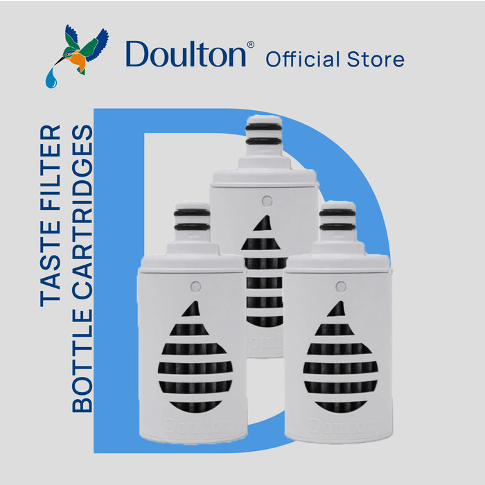 Doulton® Taste Bottle Refill Cartridge – 3PCS Value Pack | Removes Chlorine, Bacteria & Sediments