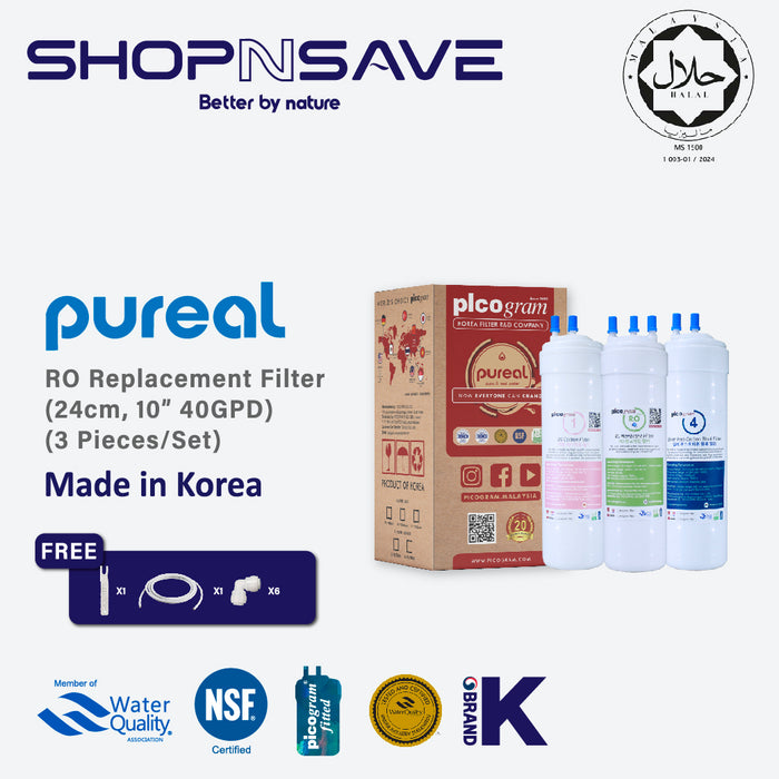 24cm/UF/pH+EP/RO. Korea Picogram Water Filters/ Water Dispenser/ Water Purifier Cartridges