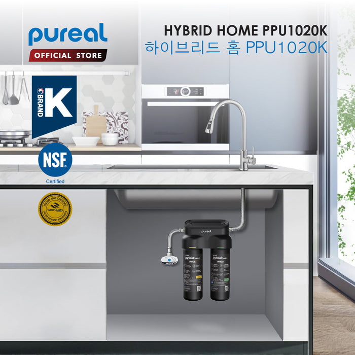 [PWP PPF-1020] Pureal Hybrid Home PPU1020K UnderSink Water Filter 38,000L