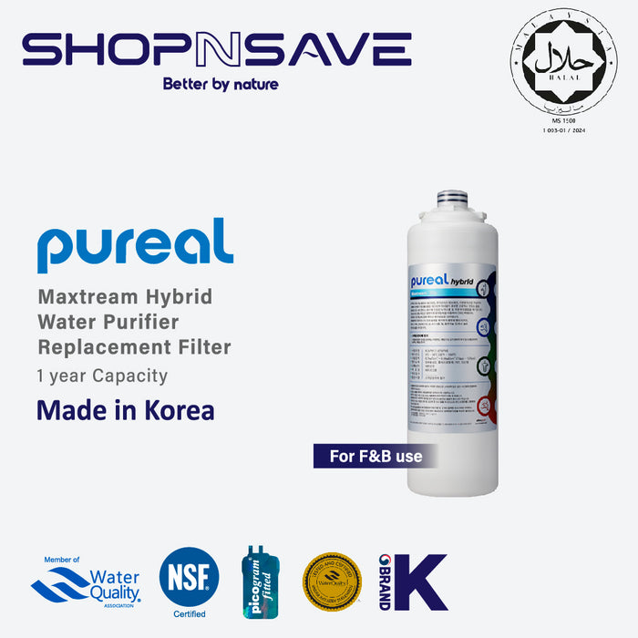 (Jakim HALAL) Pureal Maxtream Hybrid Commercial Water Purifier Replacement Cartridge  (Halal Certified) | FREE Installation | KL | Selangor | Penang | Johor