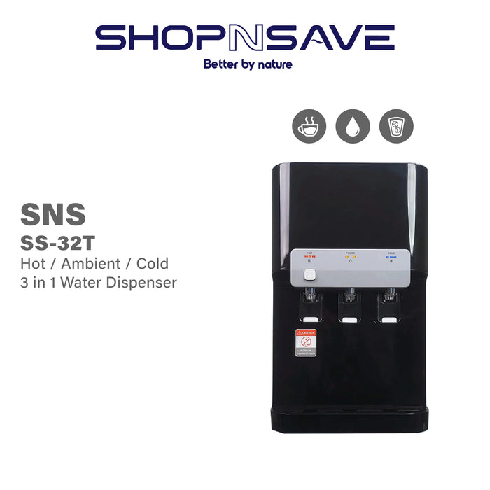 [SELF-COLLECTION ONLY] SHOPNSAVE SS-32T 3in1 [Hot|Ambient|Cold] Table Top Water Dispenser