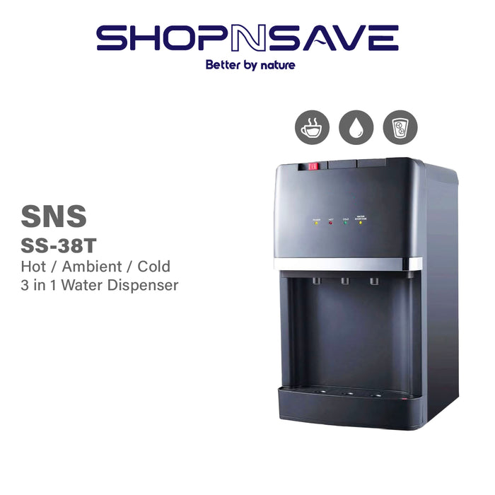 [SELF-COLLECTION ONLY] SHOPNSAVE SS-38T 3in1 [Hot|Ambient|Cold] Table Top Water Dispenser