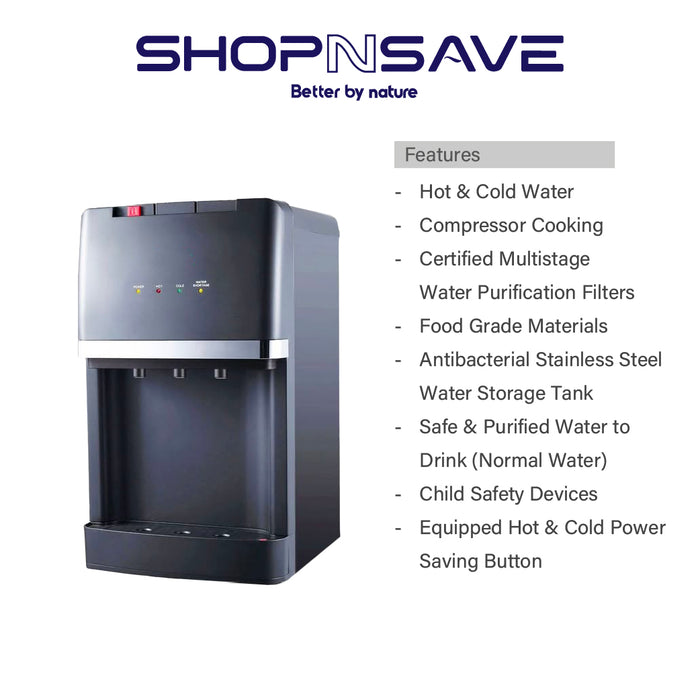 [SELF-COLLECTION ONLY] SHOPNSAVE SS-38T 3in1 [Hot|Ambient|Cold] Table Top Water Dispenser