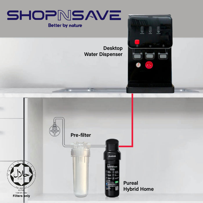 SHOPNSAVE (Promotion FREE Pureal Hybrid Home PPF-1000 with installation) (SS112) Desktop Water Dispenser