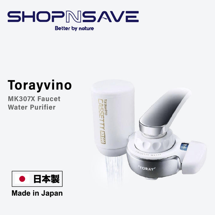 Torayvino Toray MK307X Experience Purity with Every Drop: The Torayvino MK307X-X Faucet Mount Water Purifier Set