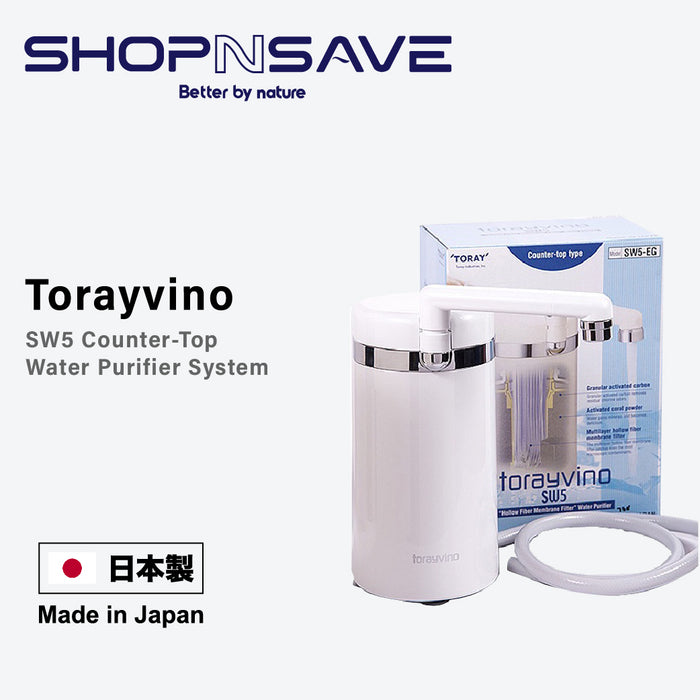 TORAYVINO COUNTER TOP WATER PURIFIER, SW5-EG, WATER FILTER SYSTEM, COUNTER TOP