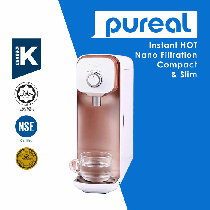 (Jakim Halal Certified)Premium Korea Pureal Hot & Ambient Tankless Pureal Water Purifier PPA-2111